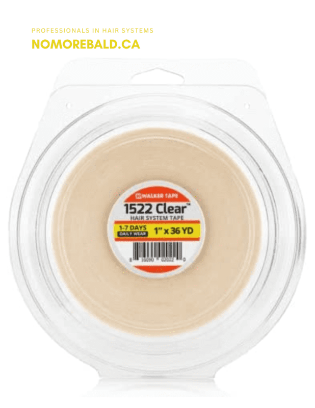 1522 Clear tape 1" inch width 36 Yards